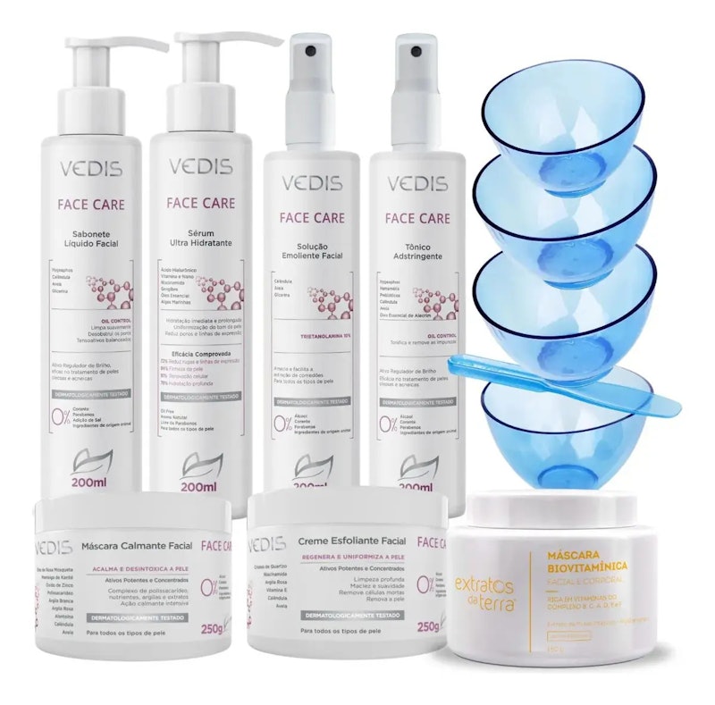 Kit Facial Face Care + Máscara Biovitamínica