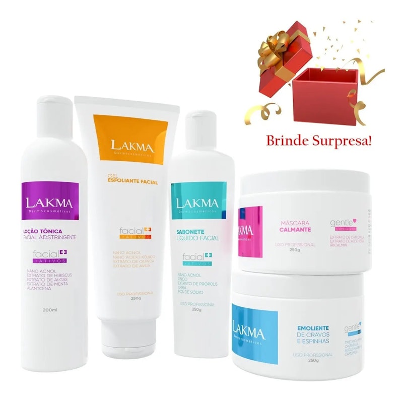 Kit Limpeza de Pele Lakma