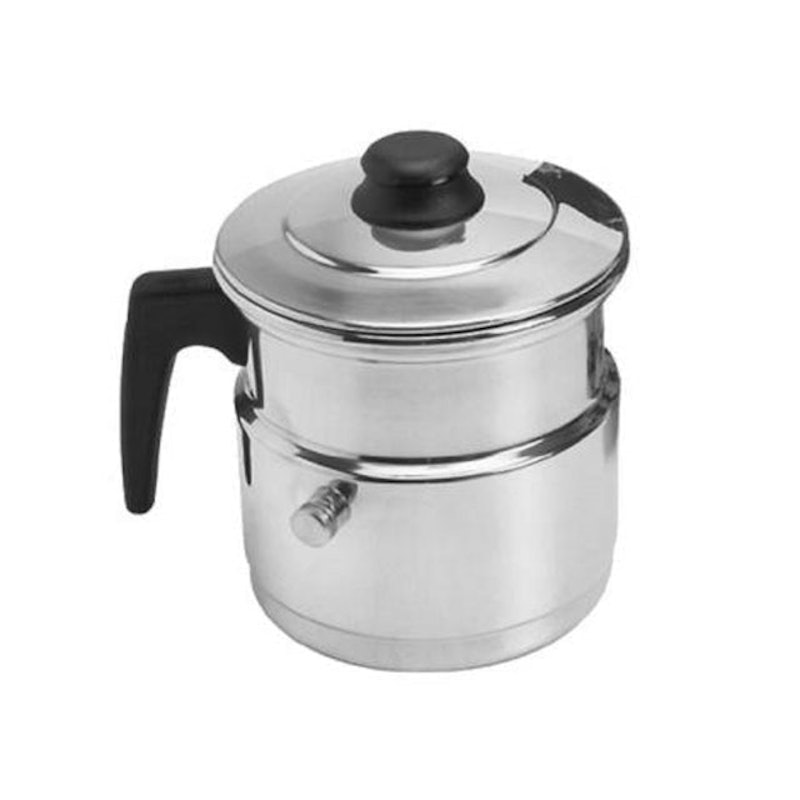 Leiteira Térmica 1,5Lts com Apito Polida